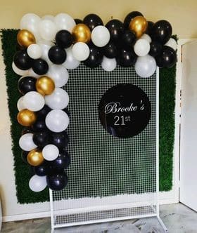 Balloon Arch For 21st Birthday Party