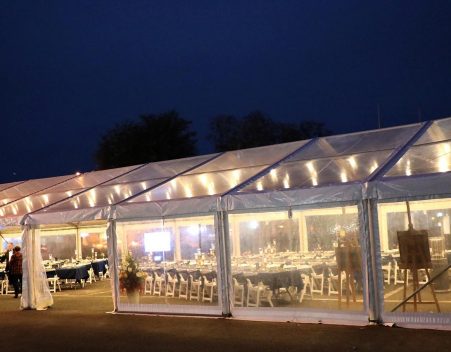 Lighting Set Up In Marquee — Party Supplies in Wagga Wagga, NSW